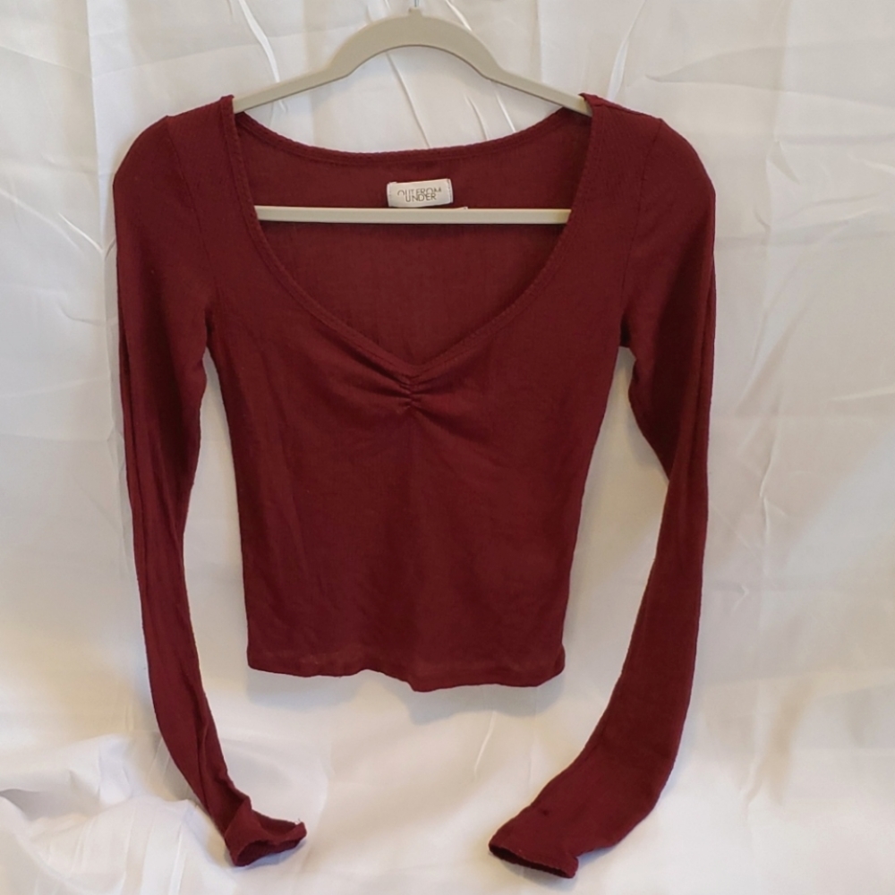 Long Sleeve Semi-Crop, Urban Outfitters,Size Small